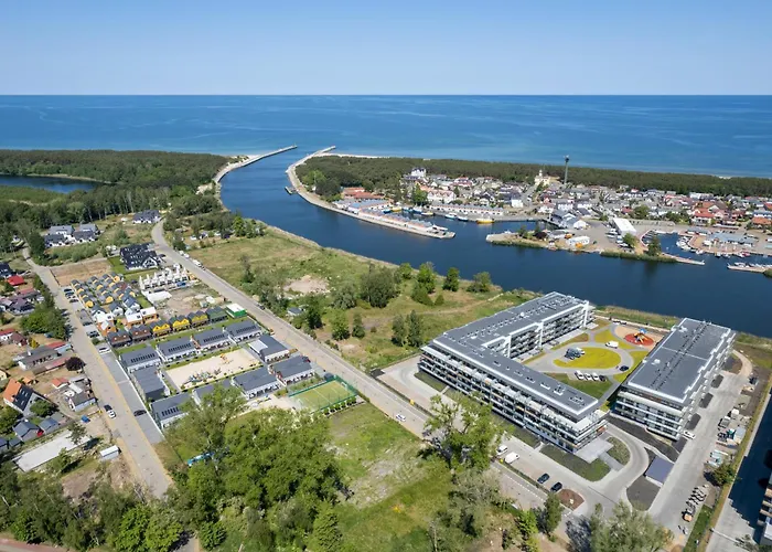 Wellness & Spa Resort Dziwnow Riverfront Apartments With Parking By Noclegi Renters